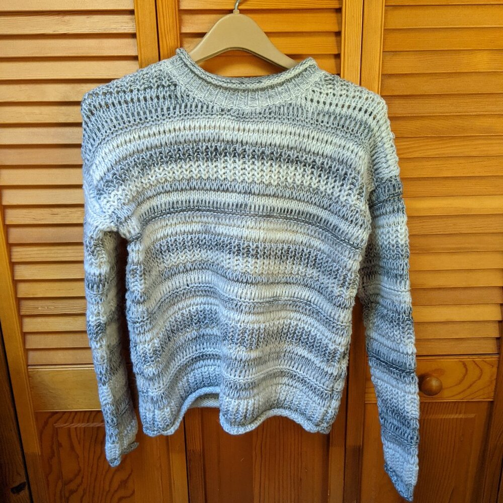 Time and Tru Recycled Polyester Textured Sweater